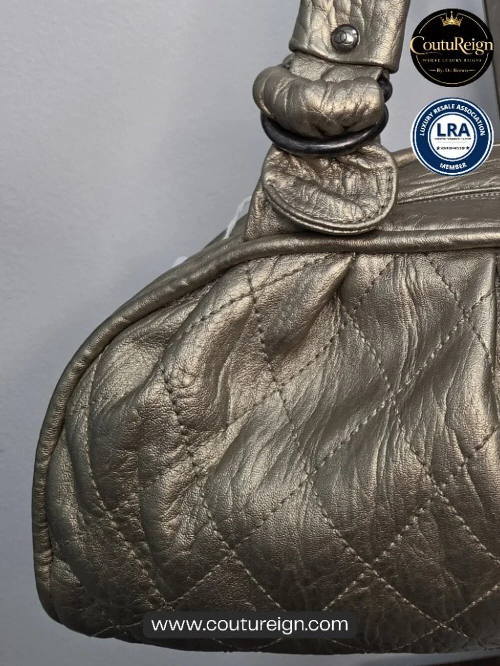 Pre-owned premium vintage Chanel Le Marais Bowler Bag